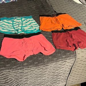 Aeropostale Men’s Trunks. Large, 4 Pack Bundle